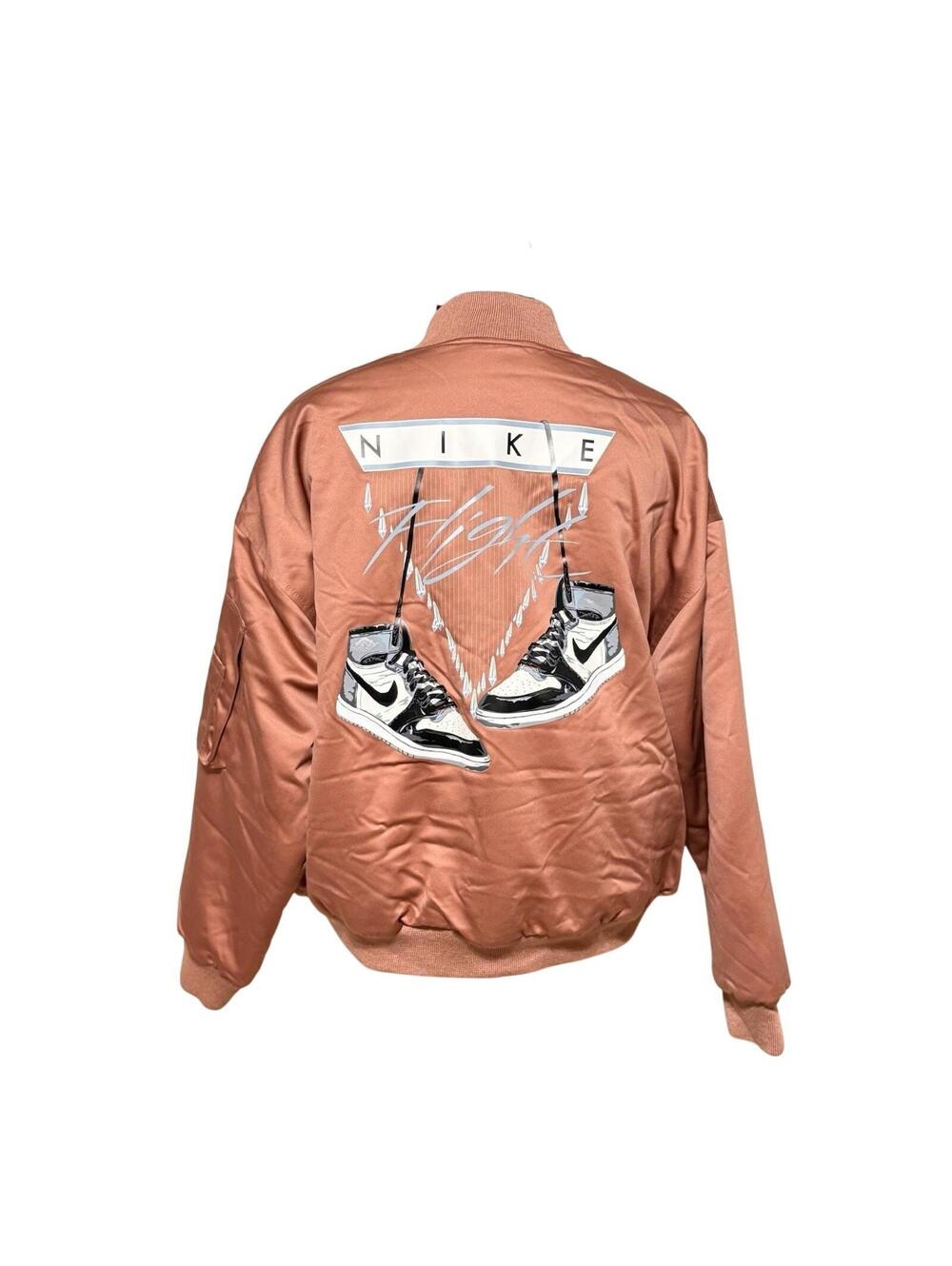 NWT $250 Nike Jordan Flight Renegade Bomber Jacket Women's Small DQ9802-215 NEW